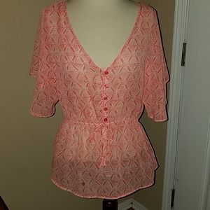 Ambiance Apparel sheer top